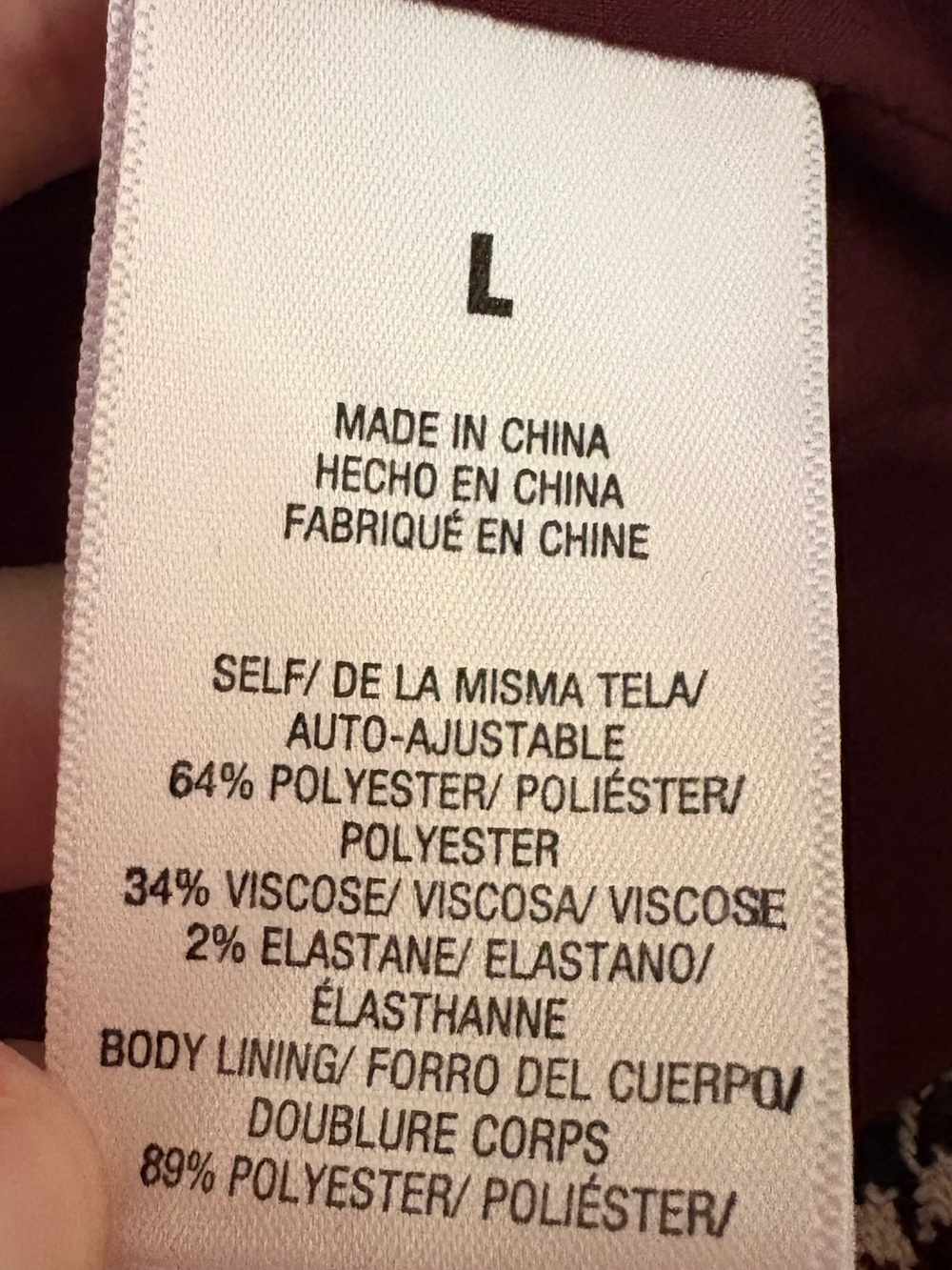NWT Favorite Daughter The Phoebe Blazer in Brown Motif Houndstooth Size Large - Picture 4 of 5